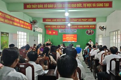 TRƯỜNG TIỂU HỌC VĨNH PHONG 1: PHÁT HUY DÂN CHỦ, CỦNG CỐ ĐOÀN KẾT, HƯỚNG ĐẾN CHẤT LƯỢNG THỰC CHẤT