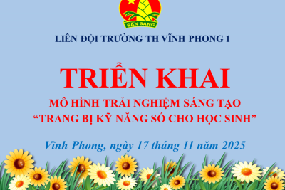 Triển khai mô hình “Trải nghiệm sáng tạo, trang bị kỹ năng số cho học sinh”